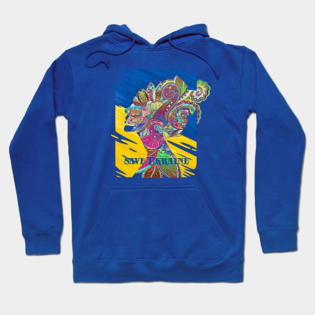 Save Ukraine Hoodie by tashashimaa